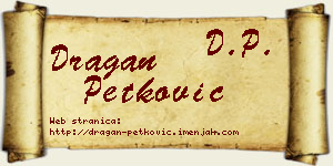 Dragan Petković vizit kartica